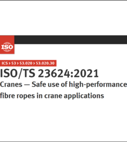 FEM welcomes new ISO Technical Specification and withdraws FEM 5.024 on high-performance fibre ropes